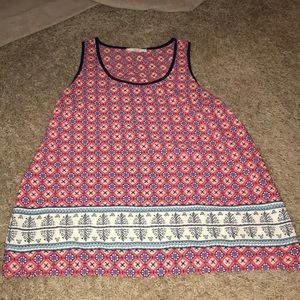 Stitch fix Le lis medium tank top navy and red
